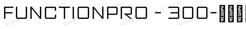 functionpro - 300字体转换